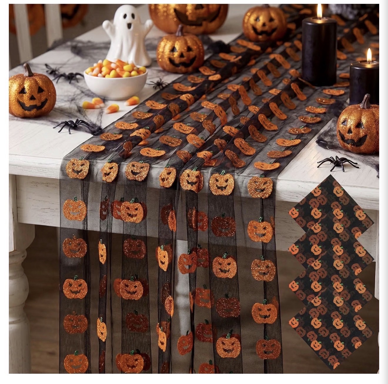 Pumpkin Table Runner
